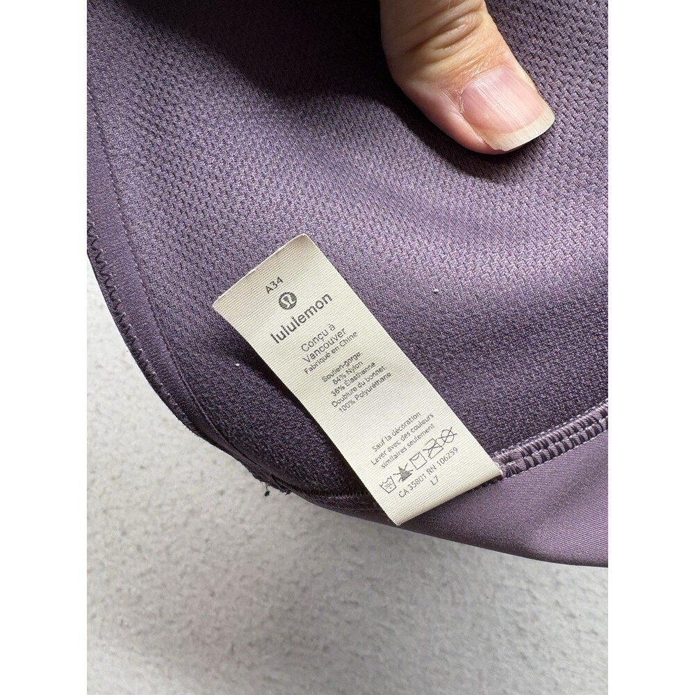 Lululemon Womens Take Shape Bra Uplift Adjustable Strap Floral Sz 34A - Picture 3 of 4
